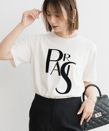 ZAKKA-BOX | PARISプリントワイドサイズTシャツ(Tシャツ/カットソー)