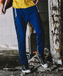 【NO ID.】Velour Side Line Track Jersey Pants / ベロア サイド ライン トラック ジャージ パンツ