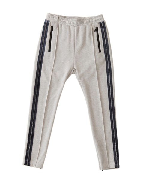 NO ID.（ノーアイディ）の「【NO ID.】Velour Side Line Track Jersey Pants / ベロア サイド ライン トラック ジャージ パンツ（その他パンツ・メンズ・グレー/ブラック/ネイビー・3/1/2）」の7枚目の写真