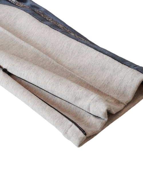 NO ID.（ノーアイディ）の「【NO ID.】Velour Side Line Track Jersey Pants / ベロア サイド ライン トラック ジャージ パンツ（その他パンツ・メンズ・グレー/ブラック/ネイビー・3/1/2）」の13枚目の写真