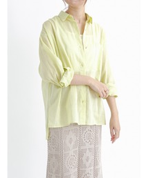 Te chichi | 綿麻２WAYシャツ(シャツ/ブラウス)