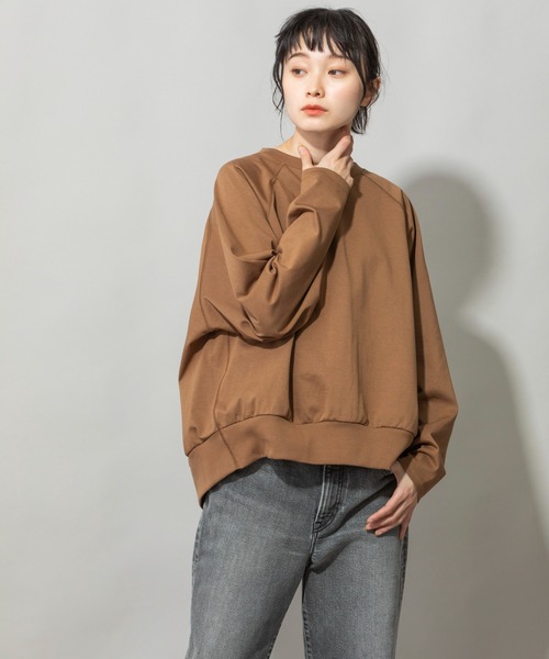 Munich(ミューニック)の「ハイデンシティージャージバックジッププルオーバー(Tシャツ/カットソー・レディース・ブラック/ブラウン/ブラック系その他/オレンジ系その他・FREE)」の19枚目の写真