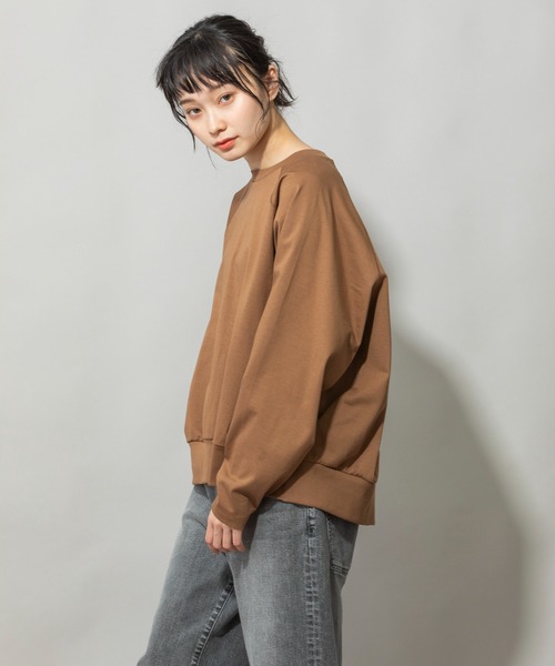 Munich(ミューニック)の「ハイデンシティージャージバックジッププルオーバー(Tシャツ/カットソー・レディース・ブラック/ブラウン/ブラック系その他/オレンジ系その他・FREE)」の20枚目の写真