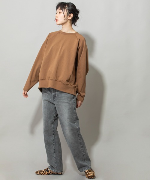 Munich(ミューニック)の「ハイデンシティージャージバックジッププルオーバー(Tシャツ/カットソー・レディース・ブラック/ブラウン/ブラック系その他/オレンジ系その他・FREE)」の16枚目の写真
