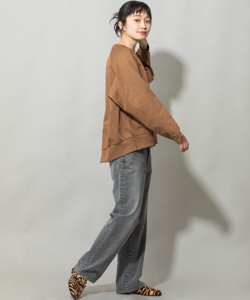 Munich(ミューニック)の「ハイデンシティージャージバックジッププルオーバー(Tシャツ/カットソー・レディース・ブラック/ブラウン/ブラック系その他/オレンジ系その他・FREE)」の17枚目の写真