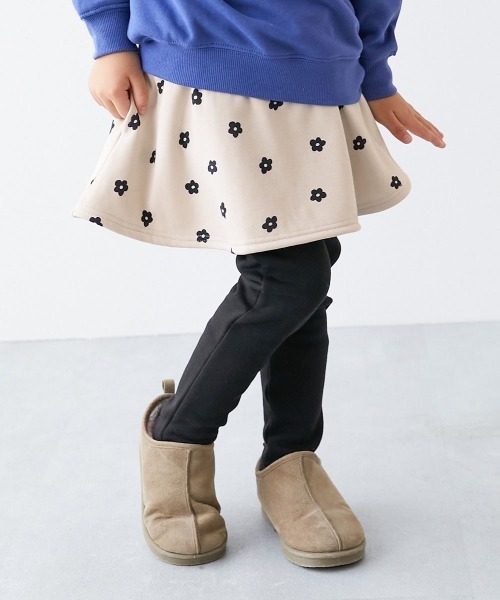 devirock（デビロック）の「RICH WARM 裏シャギー 両側ポケット付き 10分丈 プリント スカッツ（スカート・キッズ・ブラック系その他/グレー系その他/ブラック/グレー系その他2/ブルー系その他/ネイビー/ライトグレー/その他8/その他10/その他9/その他12/その他11/ブルー系その他2/ブラウン系その他/ブラック系その他2/ブラック系その他3/ベージュ系その他・80ｃｍ/90cm/100cm/110cm/120cm/130cm/140cm/150cm/160cm）」の9枚目の写真