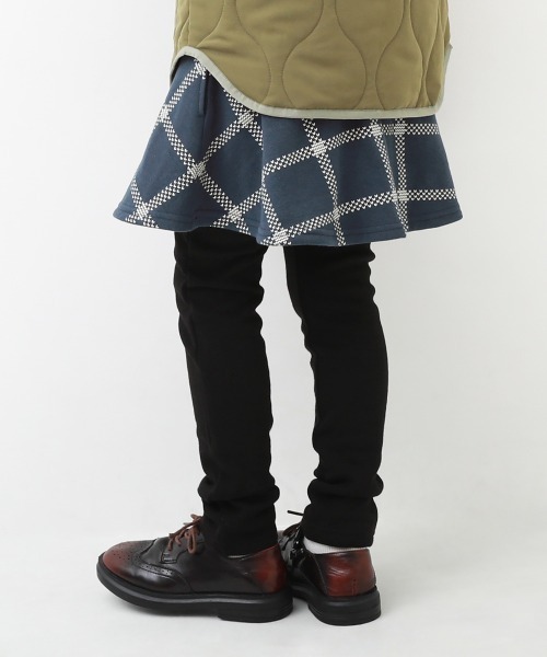 devirock（デビロック）の「RICH WARM 裏シャギー 両側ポケット付き 10分丈 プリント スカッツ（スカート・キッズ・ブラック系その他/グレー系その他/ブラック/グレー系その他2/ブルー系その他/ネイビー/ライトグレー/その他8/その他10/その他9/その他12/その他11/ブルー系その他2/ブラウン系その他/ブラック系その他2/ブラック系その他3/ベージュ系その他・80ｃｍ/90cm/100cm/110cm/120cm/130cm/140cm/150cm/160cm）」の10枚目の写真