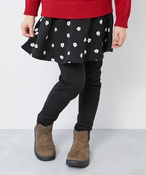 devirock（デビロック）の「RICH WARM 裏シャギー 両側ポケット付き 10分丈 プリント スカッツ（スカート・キッズ・ブラック系その他/グレー系その他/ブラック/グレー系その他2/ブルー系その他/ネイビー/ライトグレー/その他8/その他10/その他9/その他12/その他11/ブルー系その他2/ブラウン系その他/ブラック系その他2/ブラック系その他3/ベージュ系その他・80ｃｍ/90cm/100cm/110cm/120cm/130cm/140cm/150cm/160cm）」の5枚目の写真