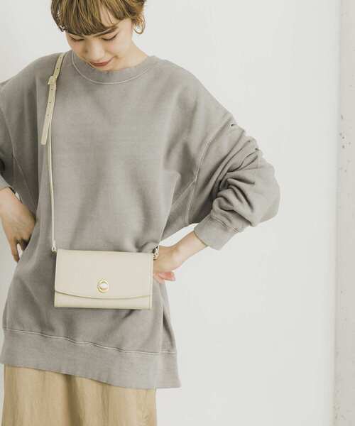 HASHIBAMI（ハシバミ）の「『別注』Hashibami×URBAN RESEARCH　ショルダー天然石ポシェット（ショルダーバッグ・レディース・ラベンダー/ブラック系その他/ベージュ系その他・-）」の4枚目の写真