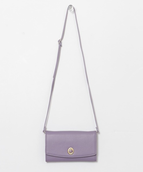 HASHIBAMI（ハシバミ）の「『別注』Hashibami×URBAN RESEARCH　ショルダー天然石ポシェット（ショルダーバッグ・レディース・ラベンダー/ブラック系その他/ベージュ系その他・-）」の9枚目の写真