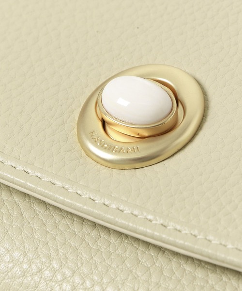 HASHIBAMI（ハシバミ）の「『別注』Hashibami×URBAN RESEARCH　ショルダー天然石ポシェット（ショルダーバッグ・レディース・ラベンダー/ブラック系その他/ベージュ系その他・-）」の14枚目の写真