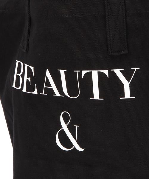BEAUTY&YOUTH UNITED ARROWS(ビューティーアンドユースユナイテッドアローズ)の「BY スーベニア トートバッグ L(トートバッグ・メンズ・ホワイト/ブラック・フリー)」の3枚目の写真