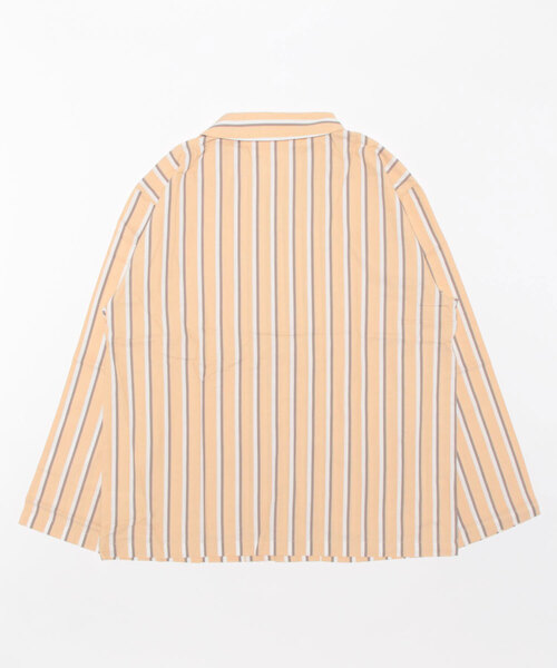 gelato pique（ジェラートピケ）の「【EAMES】【HOMME】リサイクルストライプシャツ（ルームウェア/パジャマ・メンズ・イエロー/ブルー・MEDIUM/LARGE）」の21枚目の写真