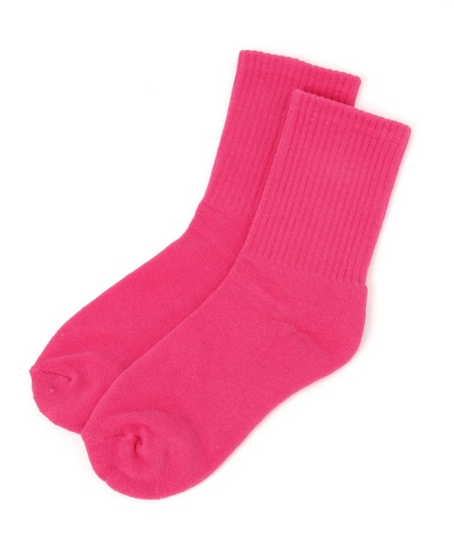 ANGEL SOCKS(エンジェルソックス)の「ANGEL SOCKS/1224カラフルソックス 2296804(ソックス/靴下・レディース・ホワイト/ブラック/ピンク/オレンジ/イエロー/グリーン/ライトブルー/パープル・FREE)」の7枚目の写真