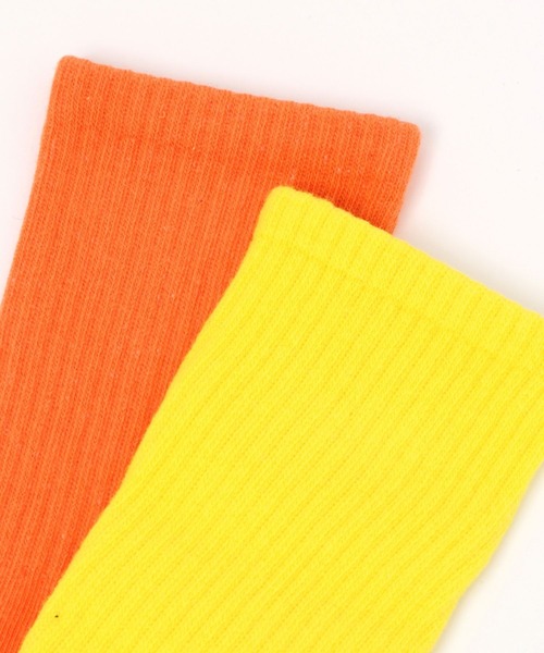 ANGEL SOCKS(エンジェルソックス)の「ANGEL SOCKS/1224カラフルソックス 2296804(ソックス/靴下・レディース・ホワイト/ブラック/ピンク/オレンジ/イエロー/グリーン/ライトブルー/パープル・FREE)」の11枚目の写真