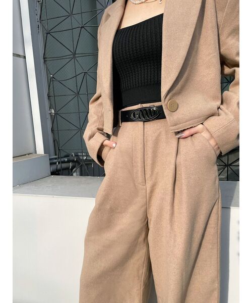 EMODA(エモダ)の「ウールブレンドショートジャケット(テーラードジャケット・レディース・グレー/その他/ベージュ・FREE)」の20枚目の写真