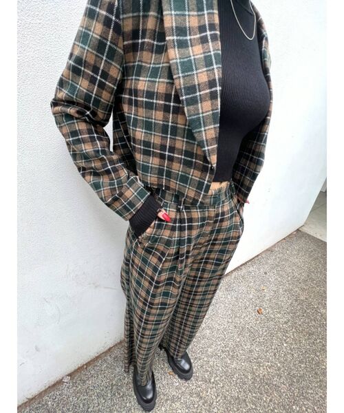 EMODA(エモダ)の「ウールブレンドショートジャケット(テーラードジャケット・レディース・グレー/その他/ベージュ・FREE)」の12枚目の写真