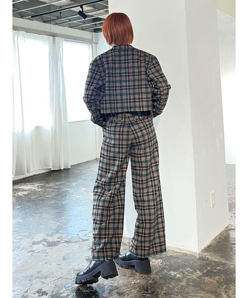 EMODA(エモダ)の「ウールブレンドショートジャケット(テーラードジャケット・レディース・グレー/その他/ベージュ・FREE)」の9枚目の写真