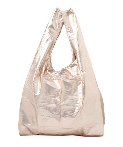 BAYFLOW(ベイフロー)の「【BAGGU(バグゥ)】メタリック STANDARD 22(エコバッグ/サブバッグ・レディース・シルバーグレー/ベビーピンク/ブラック/イエロー・0)」の15枚目の写真