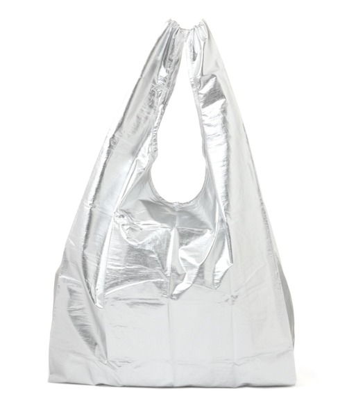 BAYFLOW(ベイフロー)の「【BAGGU(バグゥ)】メタリック STANDARD 22(エコバッグ/サブバッグ・レディース・シルバーグレー/ベビーピンク/ブラック/イエロー・0)」の16枚目の写真