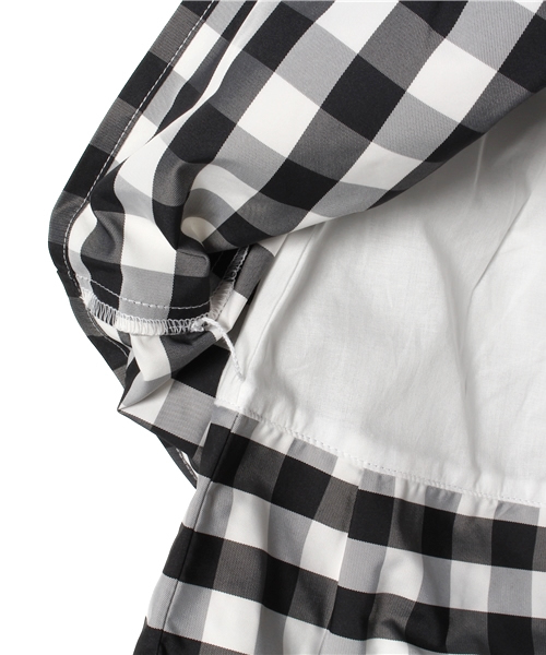 green label relaxing（グリーンレーベルリラクシング）の「【KIDS】 ギンガムチェックスカート◆（スカート・キッズ・その他1・135/105/125/115/95）」の6枚目の写真