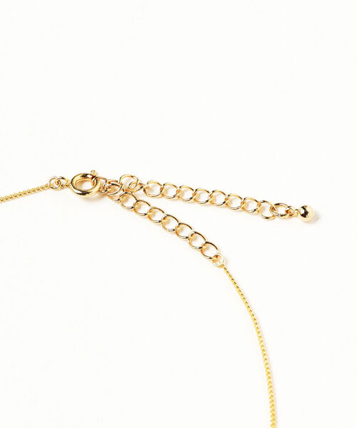 Ray BEAMS（レイビームス）の「Ray BEAMS / プチ ハート 1粒 ネックレス（ネックレス・レディース・ゴールド・ONE SIZE）」の4枚目の写真