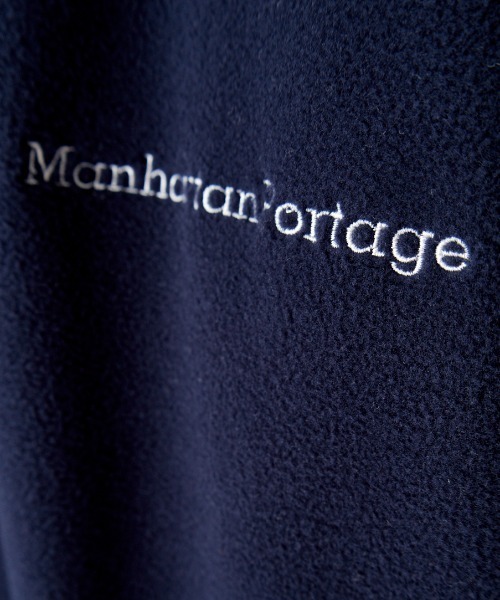 Manhattan Portage（マンハッタンポーテージ）の「[MANHATTAN PORTAGE/マンハッタンポーテージ] 別注 ポーラテック ノーカラーフリースジャケット（その他アウター・レディース・ブラック/ネイビー/アイボリー・M/L）」の13枚目の写真
