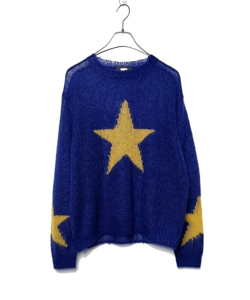 【Myne ／星柄モヘヤニット】 Myne ／星柄モヘヤニット】