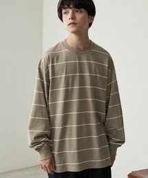 リラックスルーズベーシックボーダー L/S Tシャツ 2022AW