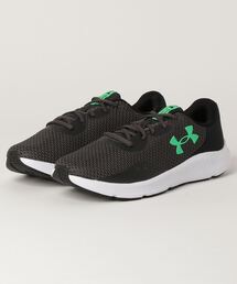 UNDER ARMOUR アンダーアーマー M UA Charged Pursuit 3 EX WIDE UAチャージド パスート3 エクストラ ワイド 3025801 101JGY/BLK/EXG