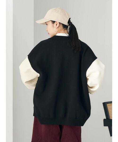 earth music&ecology（アースミュージックアンドエコロジー）の「ニットスタジャン（スタジャン・レディース・ブラック/ブルー・FREE）」の21枚目の写真