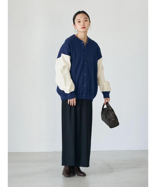 earth music&ecology（アースミュージックアンドエコロジー）の「ニットスタジャン（スタジャン・レディース・ブラック/ブルー・FREE）」の18枚目の写真