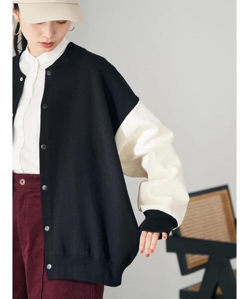 earth music&ecology（アースミュージックアンドエコロジー）の「ニットスタジャン（スタジャン・レディース・ブラック/ブルー・FREE）」の10枚目の写真