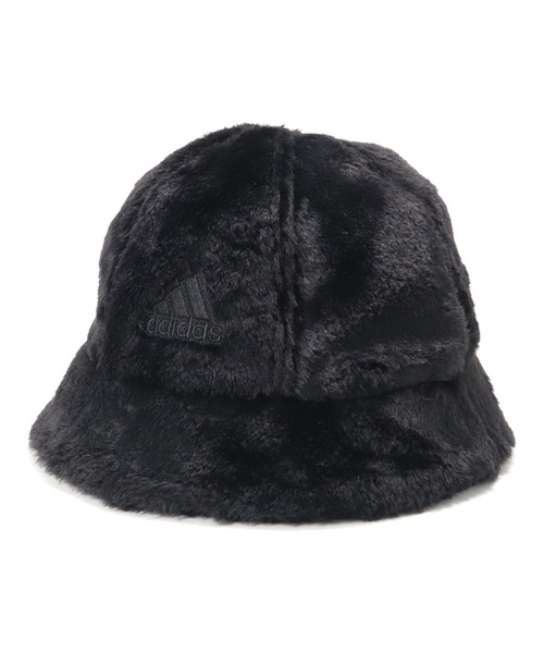 adidas(アディダス)の「アディダス バケットハット ファーボア ONSPOTZ別注(ハット・メンズ・ブラック×ブラック・L/XL)」の7枚目の写真