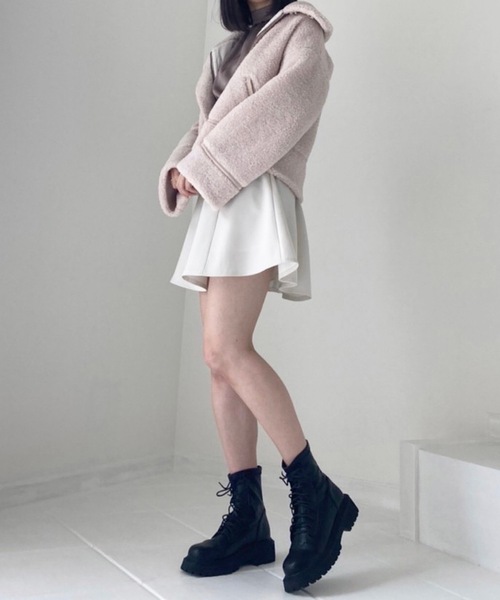 TITTY&CO.（ティティーアンドコー）の「【TITTY&CO.】ショートボアブルゾン（ブルゾン・レディース・ピンクベージュ/アイボリー・FREE）」の17枚目の写真