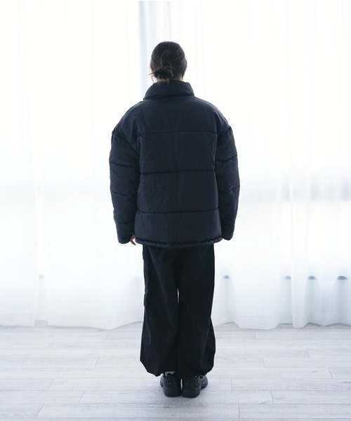 【セール】U.S. POLO ASSN. / ユーエスポロアッスン 別注 コラボ オーバーサイズ リバーシブル / ボア フリース 中綿 パファージャケット（ダウンジャケット/コート）｜U.S. POLO ASSN.（ユーエスポロアッスン）