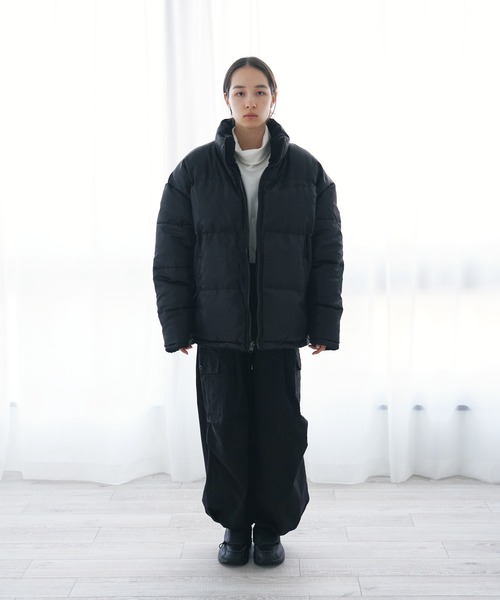 【セール】U.S. POLO ASSN. / ユーエスポロアッスン 別注 コラボ オーバーサイズ リバーシブル / ボア フリース 中綿 パファージャケット（ダウンジャケット/コート）｜U.S. POLO ASSN.（ユーエスポロアッスン）