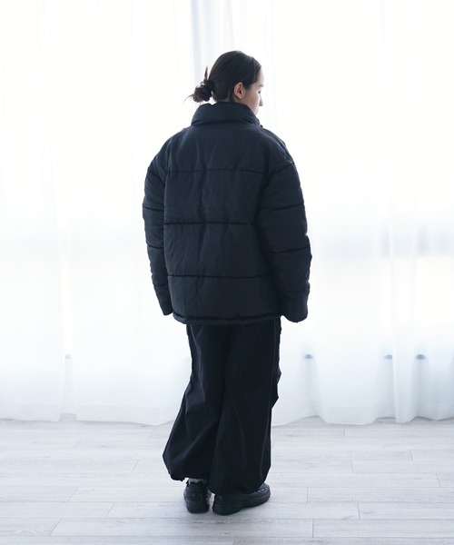 【セール】U.S. POLO ASSN. / ユーエスポロアッスン 別注 コラボ オーバーサイズ リバーシブル / ボア フリース 中綿 パファージャケット（ダウンジャケット/コート）｜U.S. POLO ASSN.（ユーエスポロアッスン）