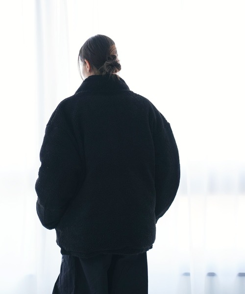 【セール】U.S. POLO ASSN. / ユーエスポロアッスン 別注 コラボ オーバーサイズ リバーシブル / ボア フリース 中綿 パファージャケット（ダウンジャケット/コート）｜U.S. POLO ASSN.（ユーエスポロアッスン）