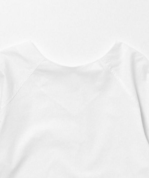 Ray BEAMS(レイビームス)の「Ray BEAMS / ギャザー パフスリーブ ブラウス(シャツ/ブラウス・レディース・オフホワイト/ブラック・ONE SIZE)」の6枚目の写真