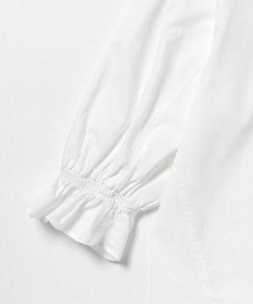 Ray BEAMS(レイビームス)の「Ray BEAMS / ギャザー パフスリーブ ブラウス(シャツ/ブラウス・レディース・オフホワイト/ブラック・ONE SIZE)」の7枚目の写真