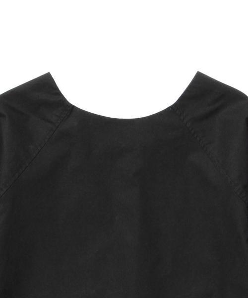 Ray BEAMS(レイビームス)の「Ray BEAMS / ギャザー パフスリーブ ブラウス(シャツ/ブラウス・レディース・オフホワイト/ブラック・ONE SIZE)」の4枚目の写真