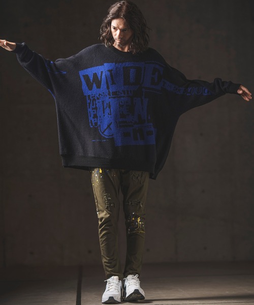 GLIMCLAP（グリムクラップ）の「mp10509-Used processing & hem oval rib design color pants パンツ（その他パンツ・メンズ・ブルー系その他/ダークカーキ/ブラック・L/M/S）」の13枚目の写真