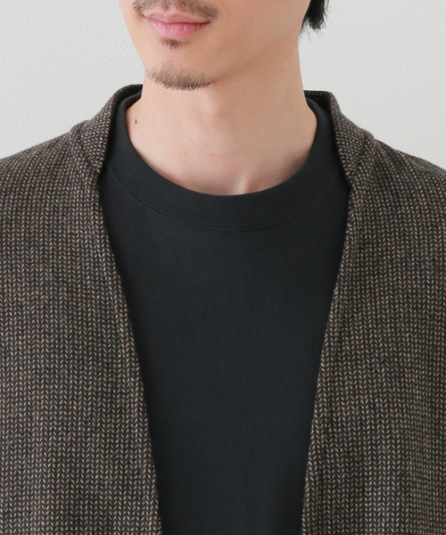 JOURNAL STANDARD(ジャーナルスタンダード)の「RE:NEWOOL ブッチャーカーディガン(カーディガン/ボレロ・メンズ・ブラック系その他/ブラウン/ベージュ・SMALL/MEDIUM/LARGE)」の8枚目の写真