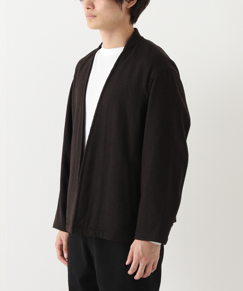 JOURNAL STANDARD(ジャーナルスタンダード)の「RE:NEWOOL ブッチャーカーディガン(カーディガン/ボレロ・メンズ・ブラック系その他/ブラウン/ベージュ・SMALL/MEDIUM/LARGE)」の21枚目の写真