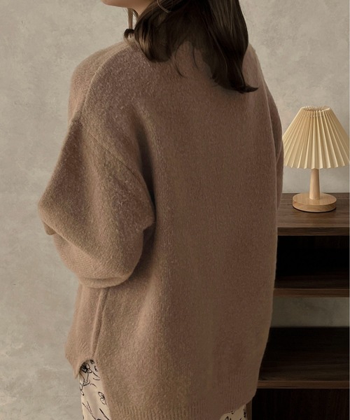 apres jour clair(アプレジュールクレア)の「【apres jour clair】モチモチニット【ZOZOTOWN限定アイテム】(ニット/セーター・レディース・モカ/アイボリー・X-LARGE/フリー)」の7枚目の写真