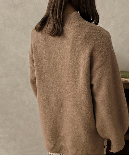 apres jour clair(アプレジュールクレア)の「【apres jour clair】モチモチニット【ZOZOTOWN限定アイテム】(ニット/セーター・レディース・モカ/アイボリー・X-LARGE/フリー)」の8枚目の写真