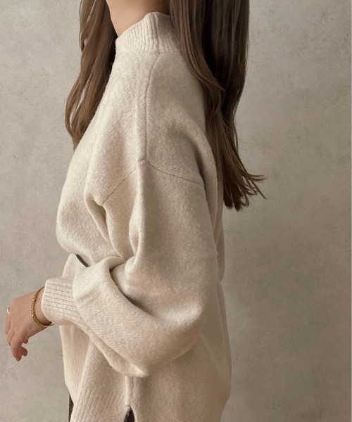 apres jour clair(アプレジュールクレア)の「【apres jour clair】モチモチニット【ZOZOTOWN限定アイテム】(ニット/セーター・レディース・モカ/アイボリー・X-LARGE/フリー)」の13枚目の写真