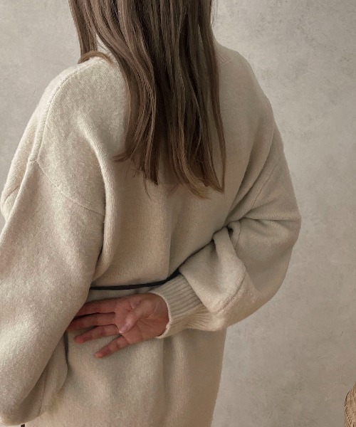 apres jour clair(アプレジュールクレア)の「【apres jour clair】モチモチニット【ZOZOTOWN限定アイテム】(ニット/セーター・レディース・モカ/アイボリー・X-LARGE/フリー)」の14枚目の写真