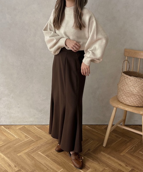 apres jour clair(アプレジュールクレア)の「【apres jour clair】モチモチニット【ZOZOTOWN限定アイテム】(ニット/セーター・レディース・モカ/アイボリー・X-LARGE/フリー)」の15枚目の写真